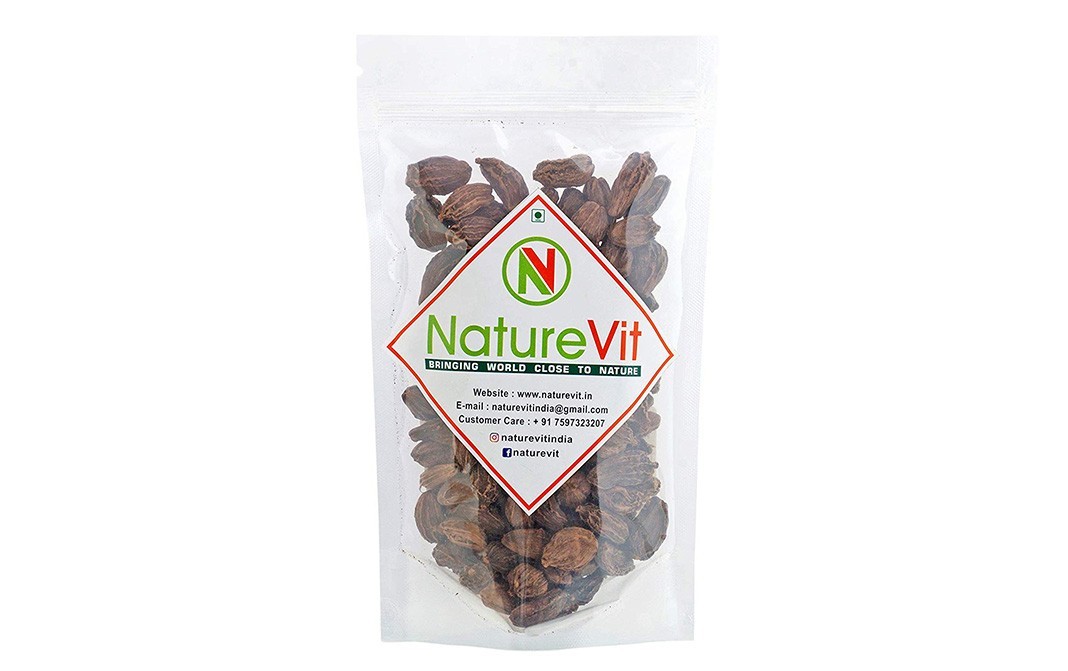 Nature Vit Black Cardamom (Elaichi)    Pack  100 grams